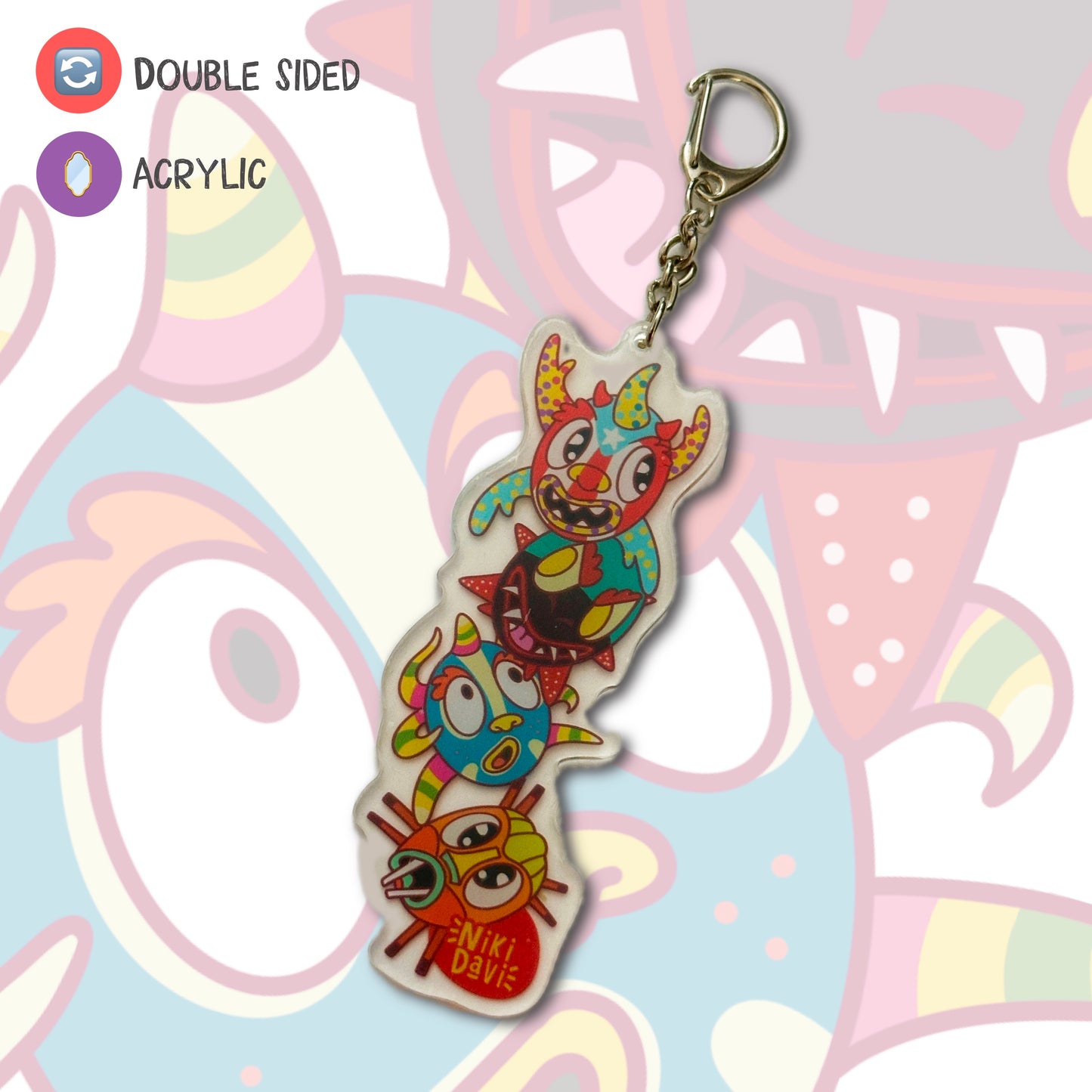 Vejigantes Acrylic Keychain