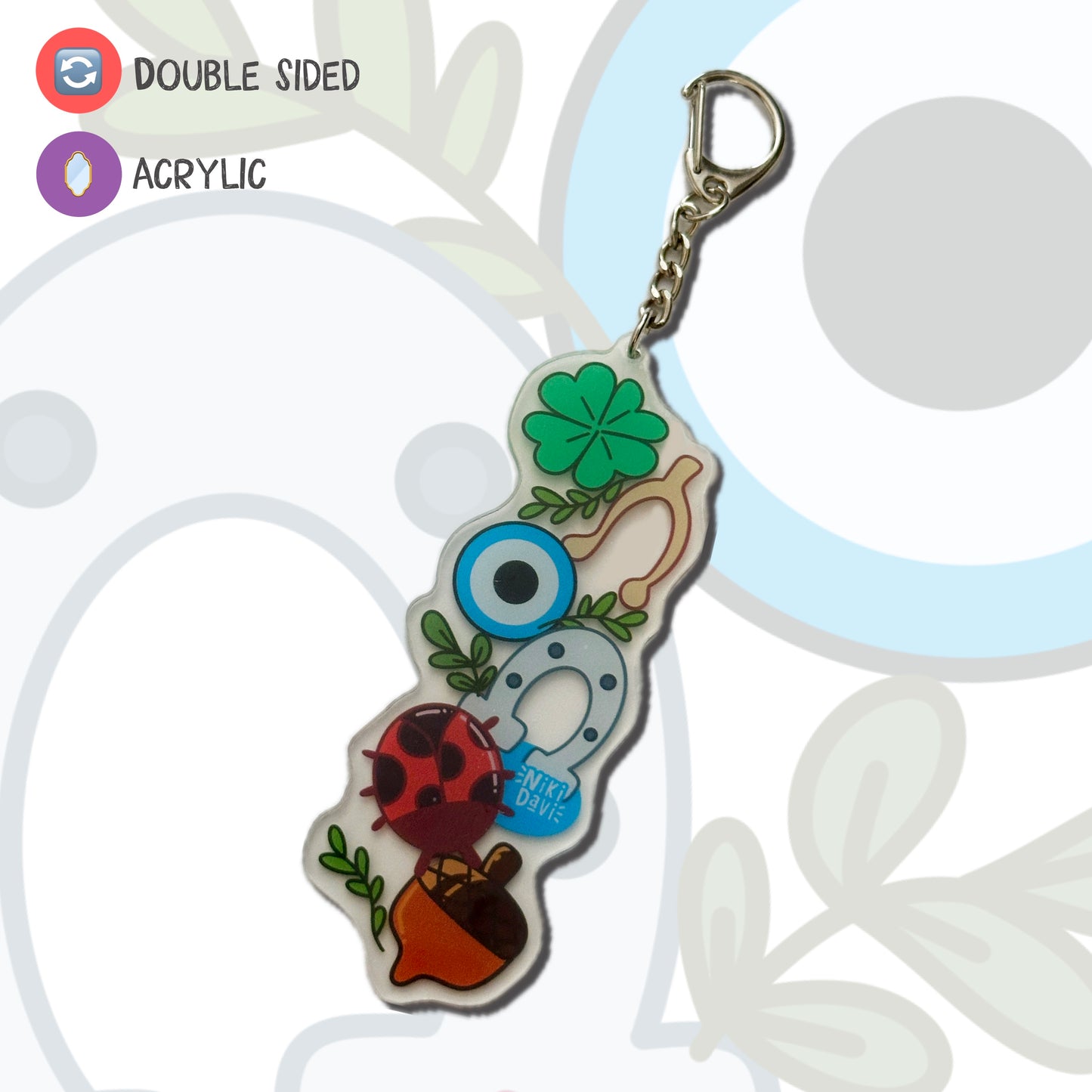 Lucky Acrylic Keychain