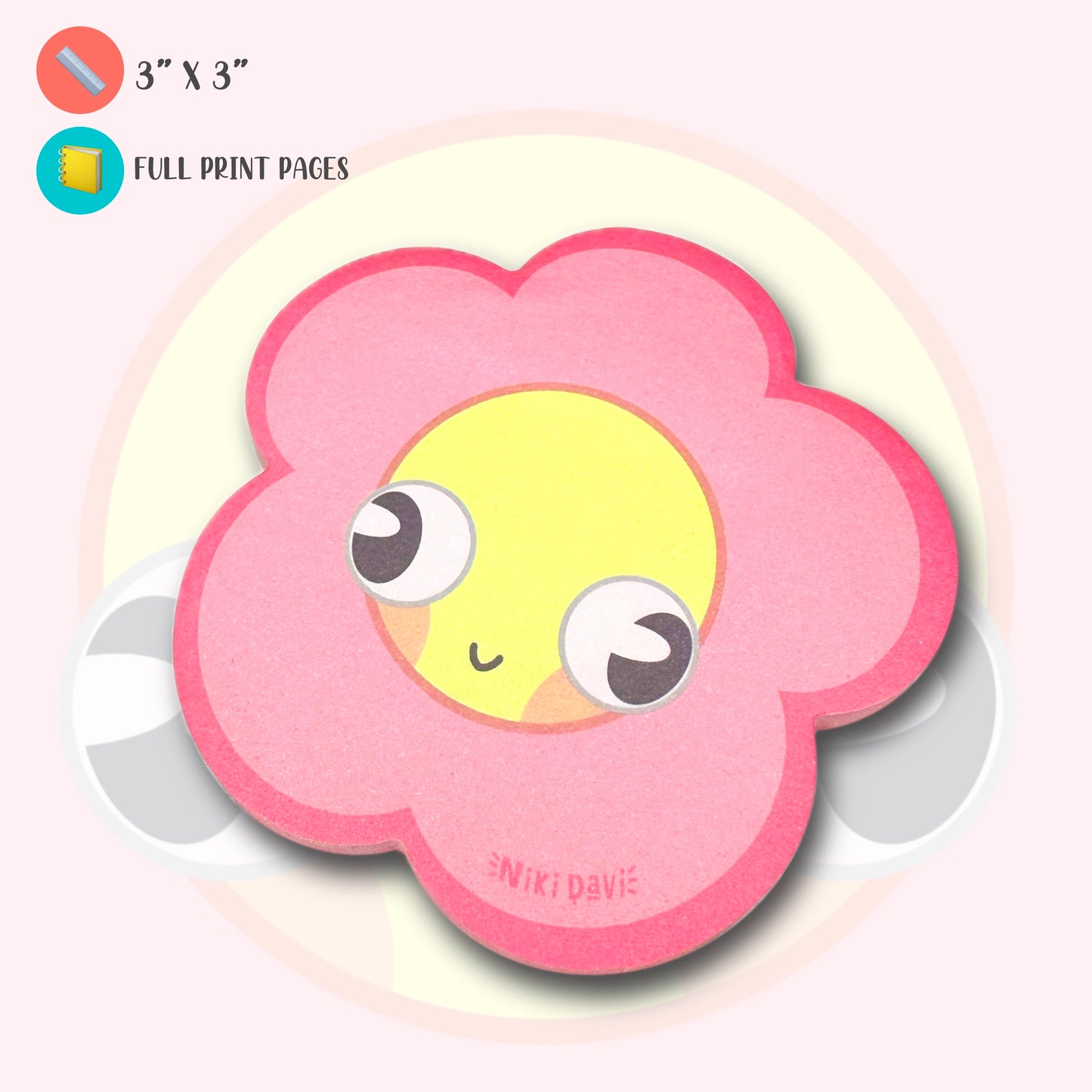 Derpy Flower Sticky Note