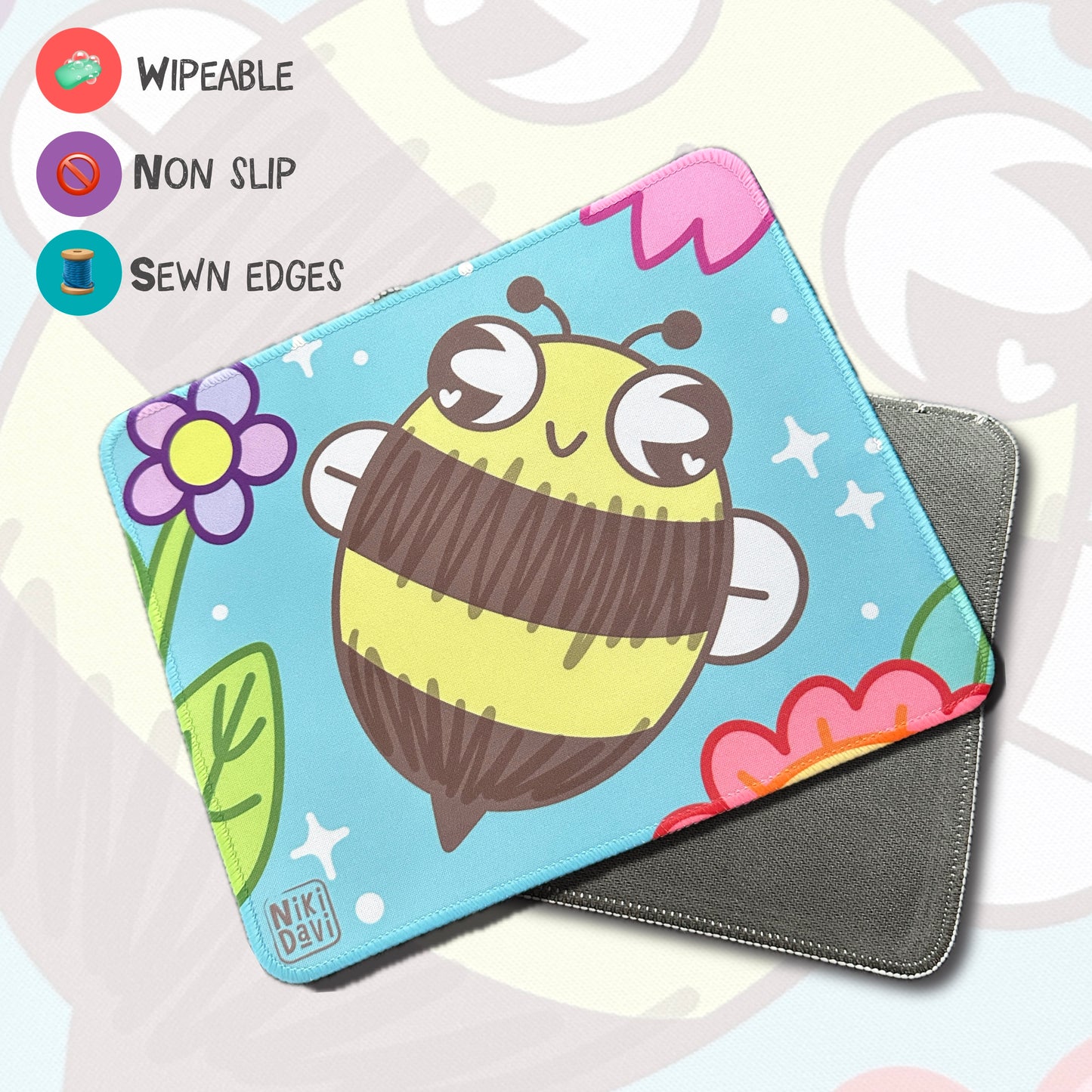 Derpy bee Mousepad