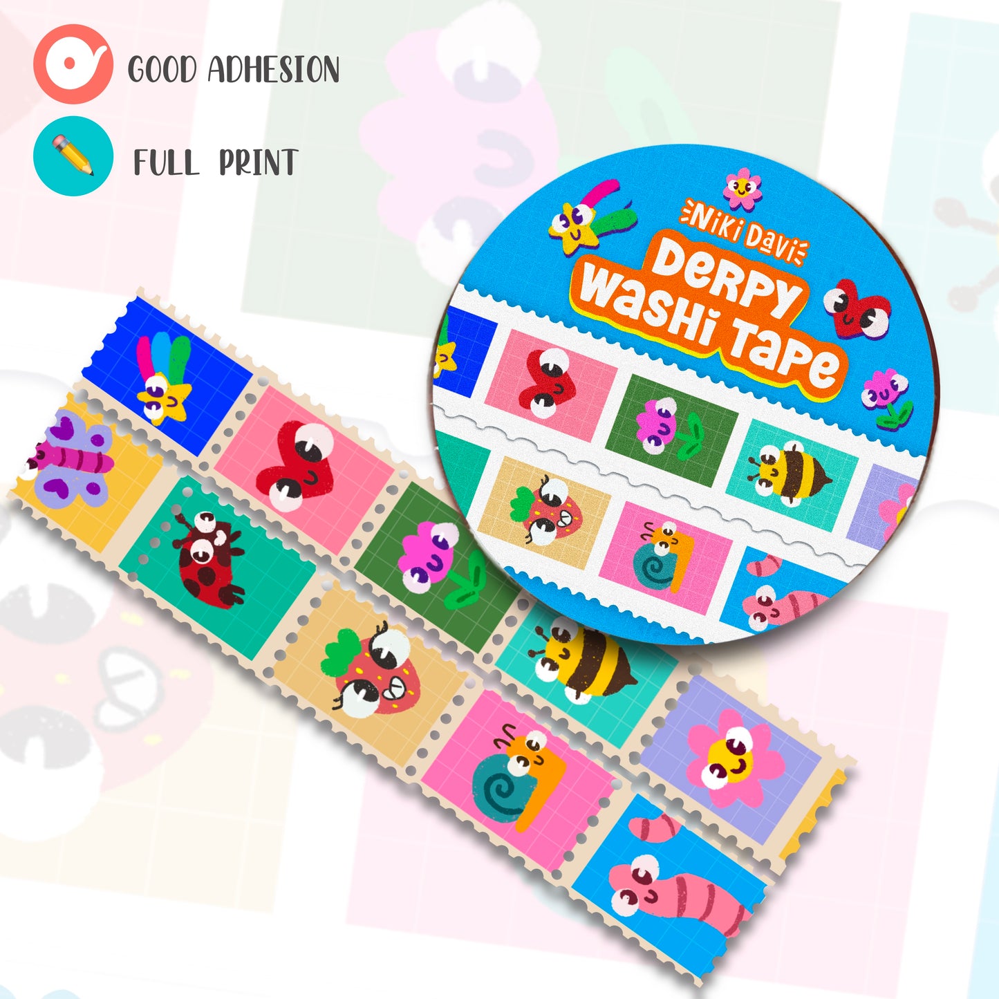 Derpy Stamp Washi Tape