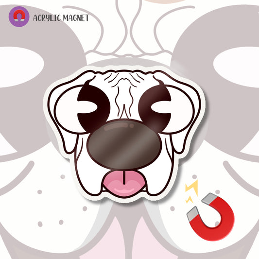Boxer Acrylic Magnet