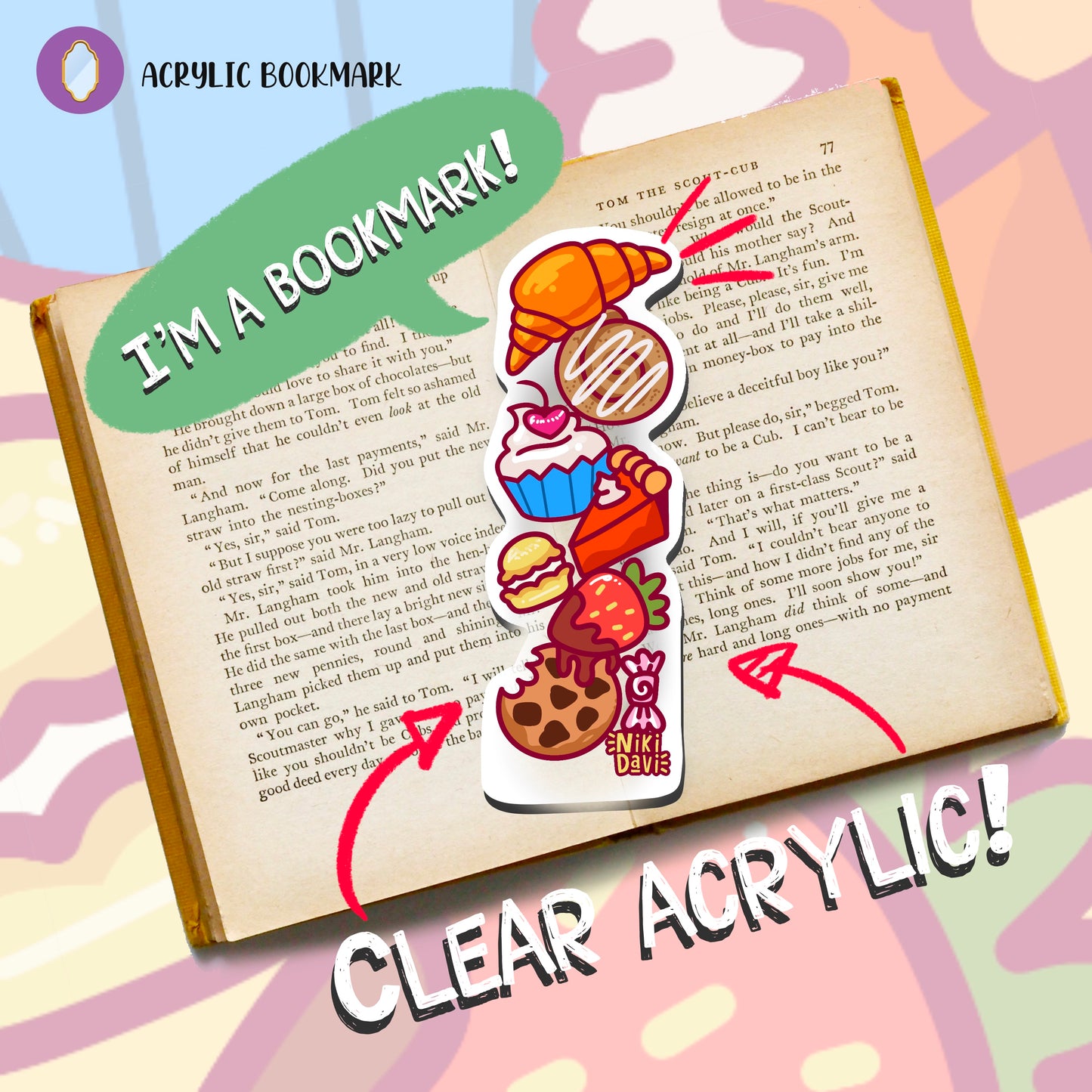 Pastry Bookmark