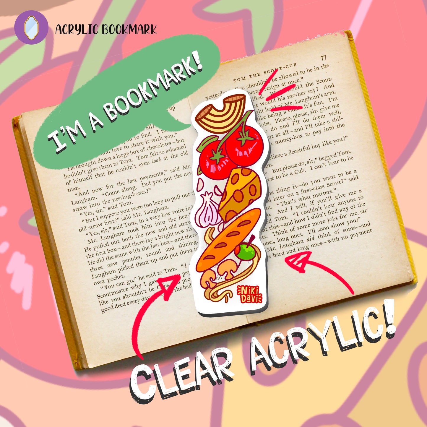 Pasta la vista Bookmark