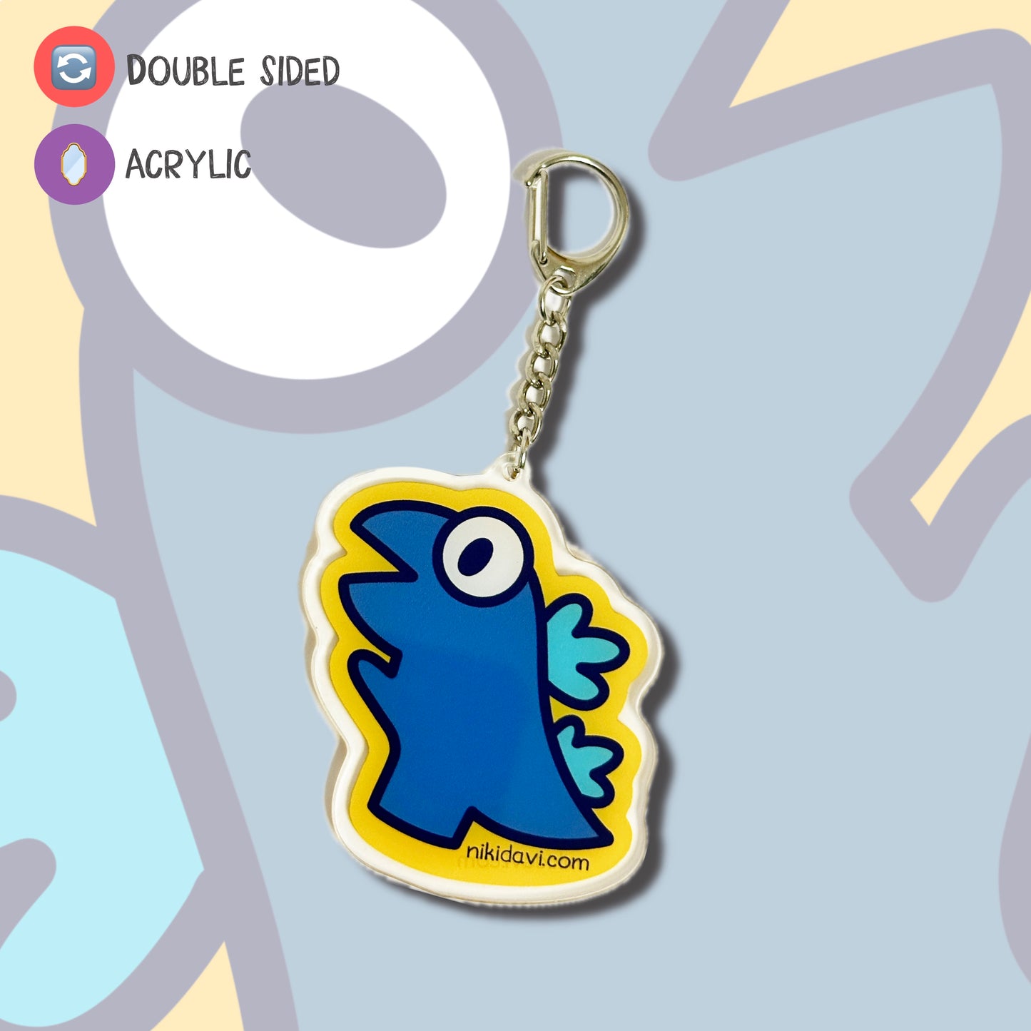 Ñotzilla Keychain