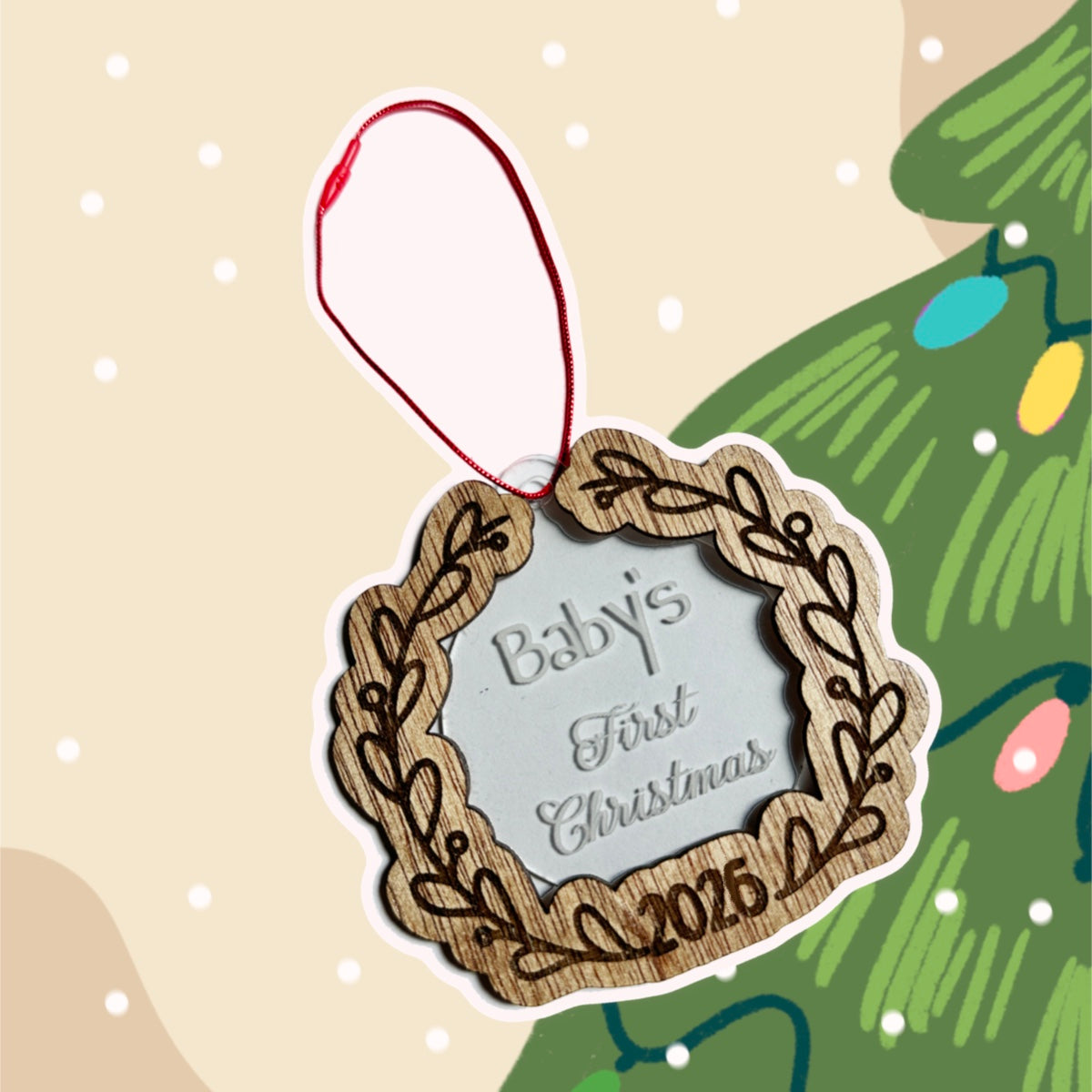 Adorno Navideño de Baby's First Christmas
