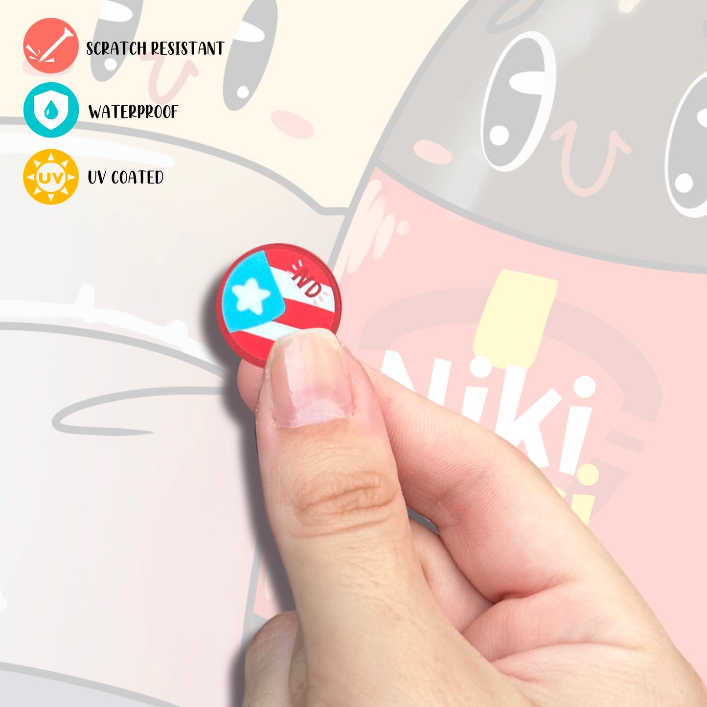 Pegatina Bajones brillo Premium