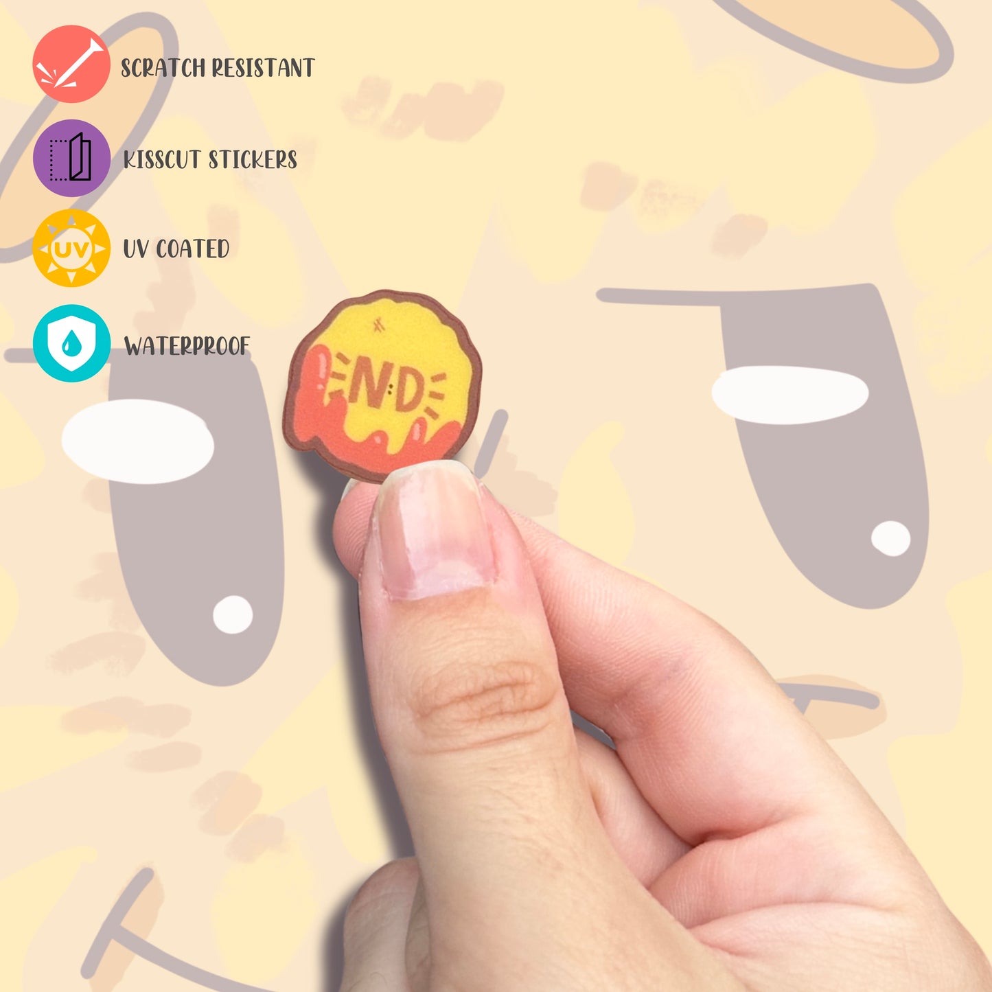 Toston & Mayoketchup Kis Cut Premium Sticker