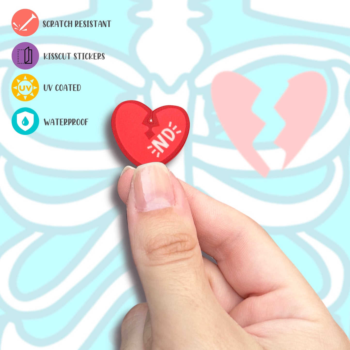 Duele To Kis Cut Premium Sticker