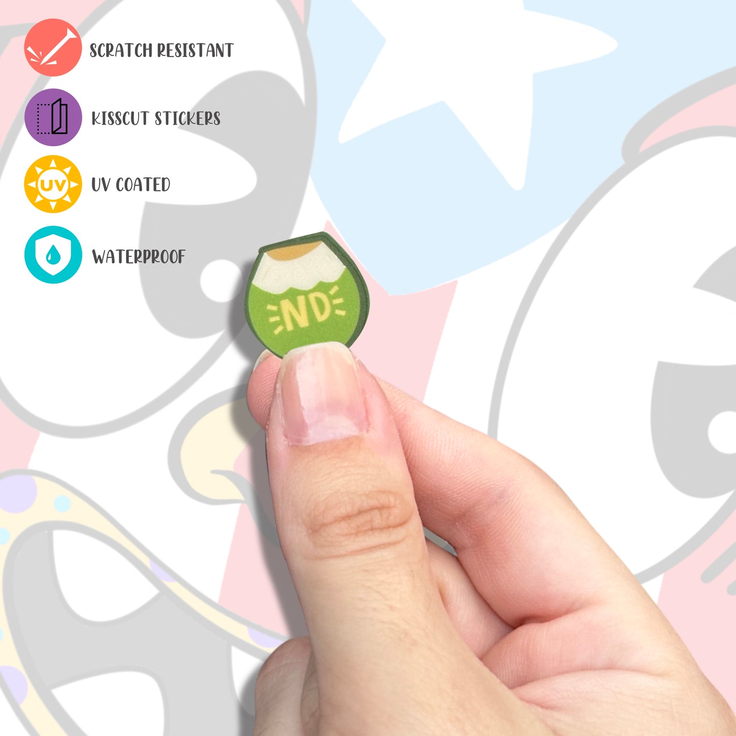 Vejigante Kis Cut Premium Sticker