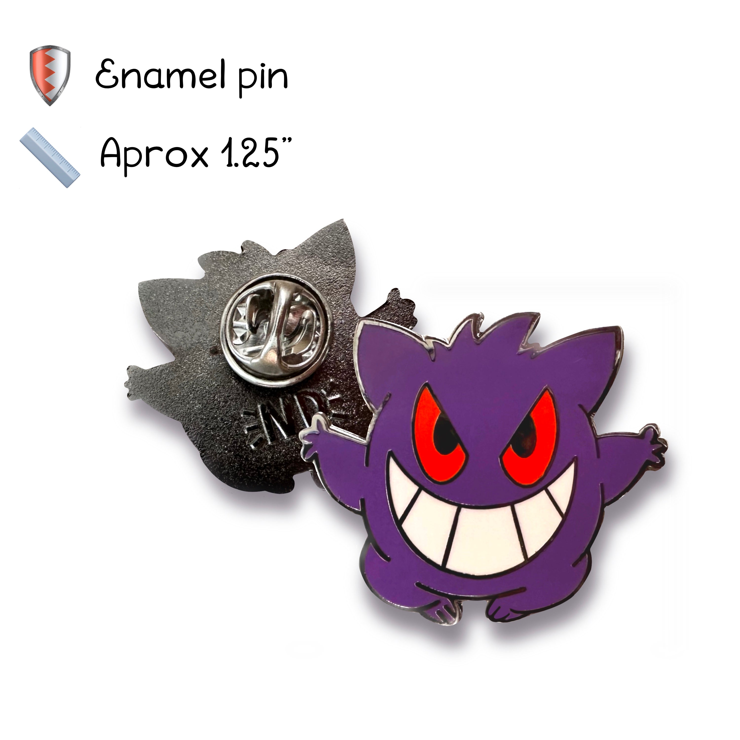 Gengar - Pokemon Evolution Enamel Pin – Shinnoyume