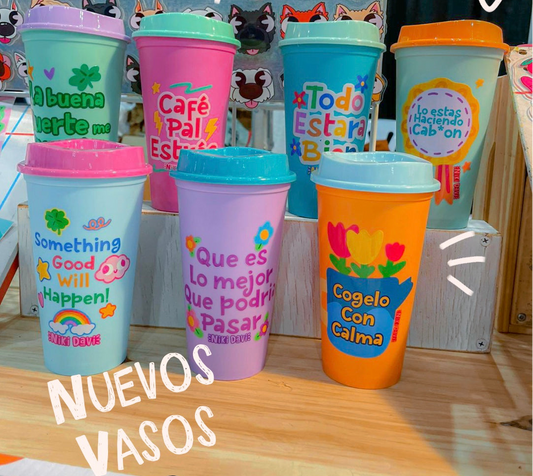 Pastel Color Plastic Coffee Cup