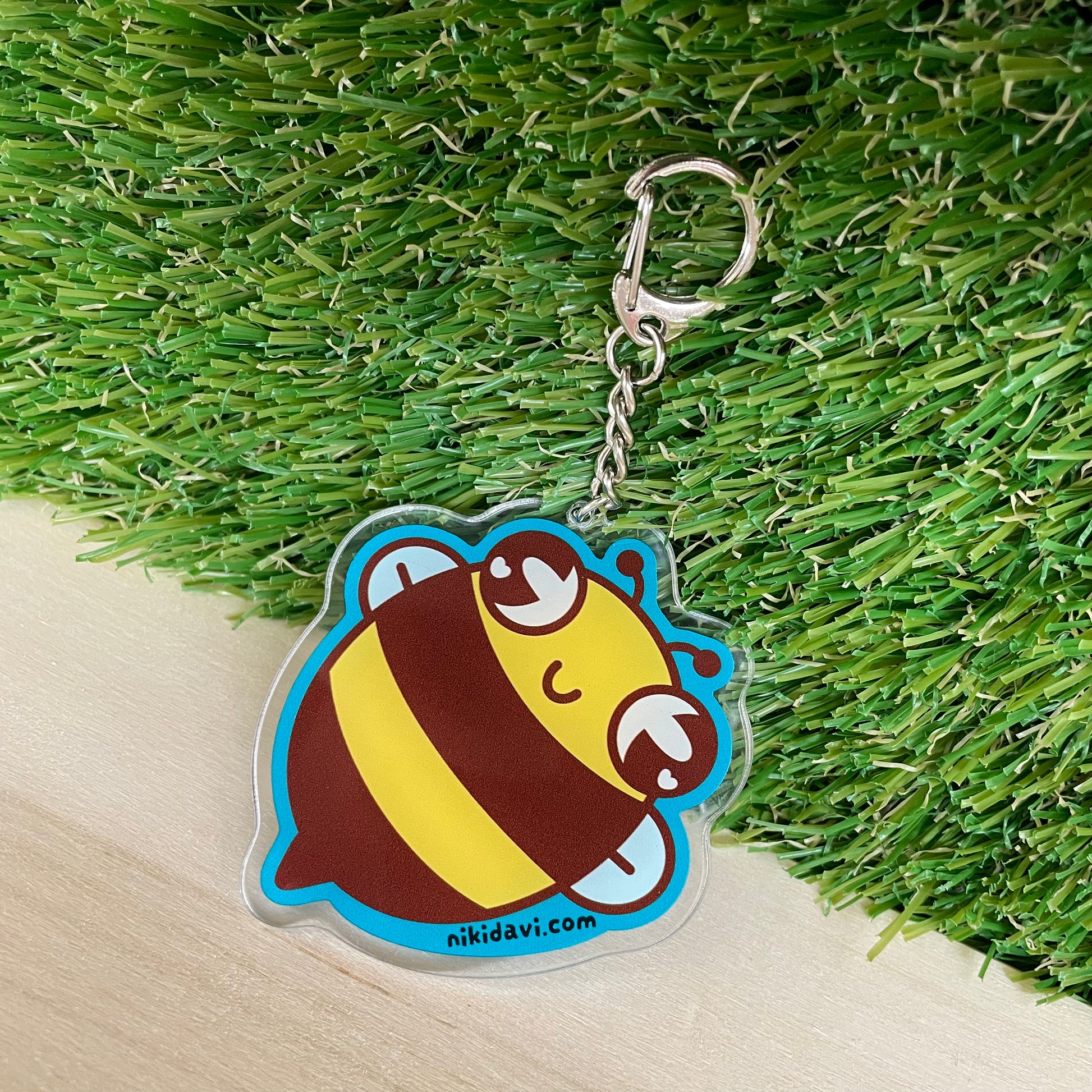 Bee Derpy keychain 