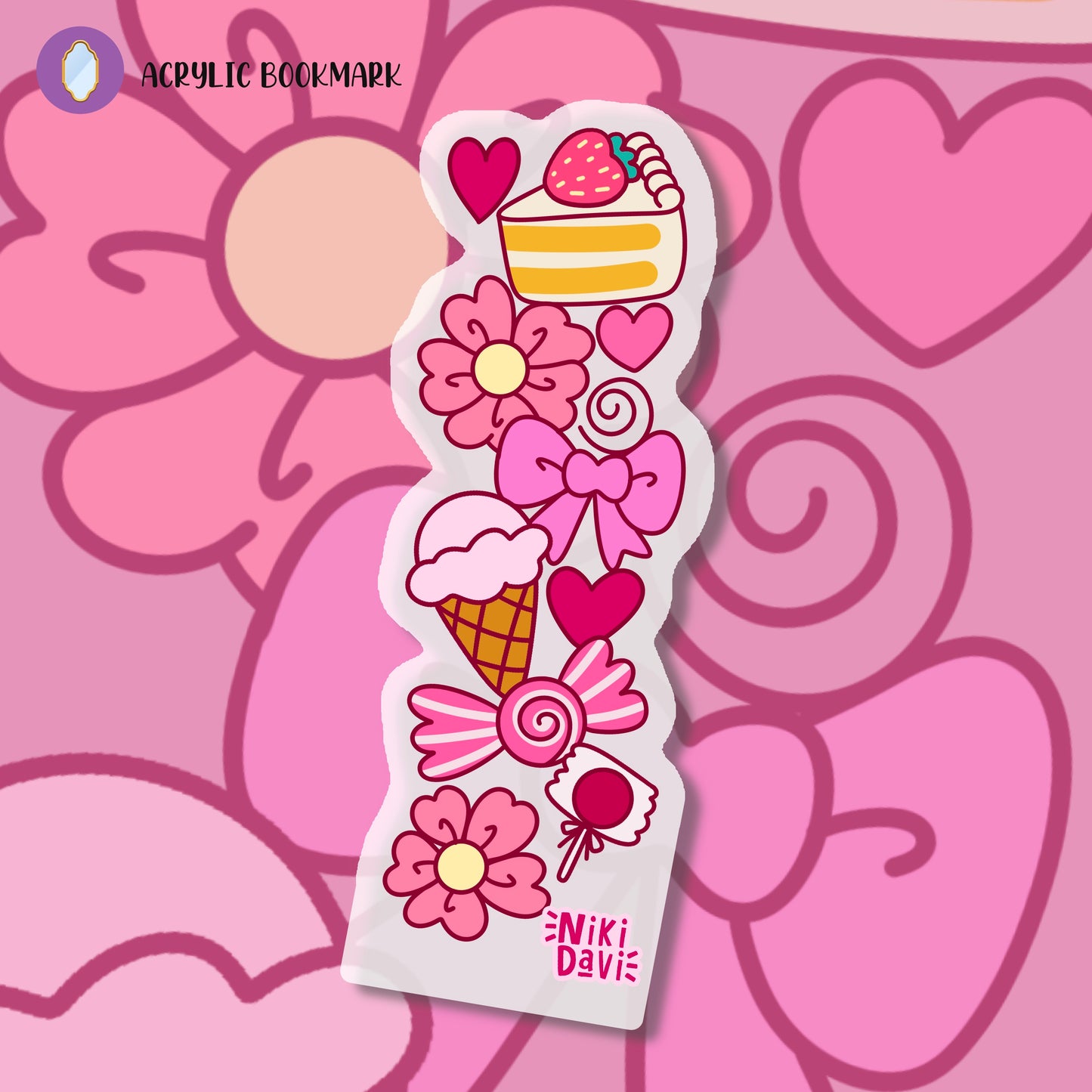 Pink Cutie Bookmark