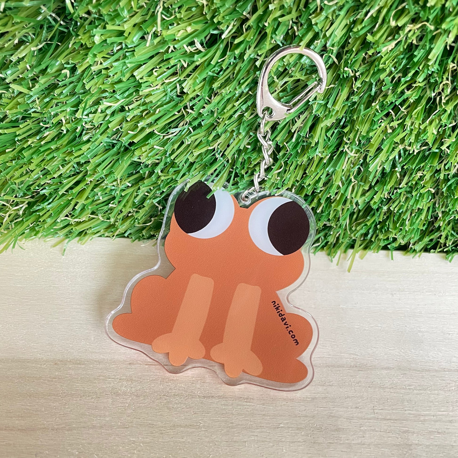 Coqui Puerto Rico Keychain Derpy cartoon niki davi
