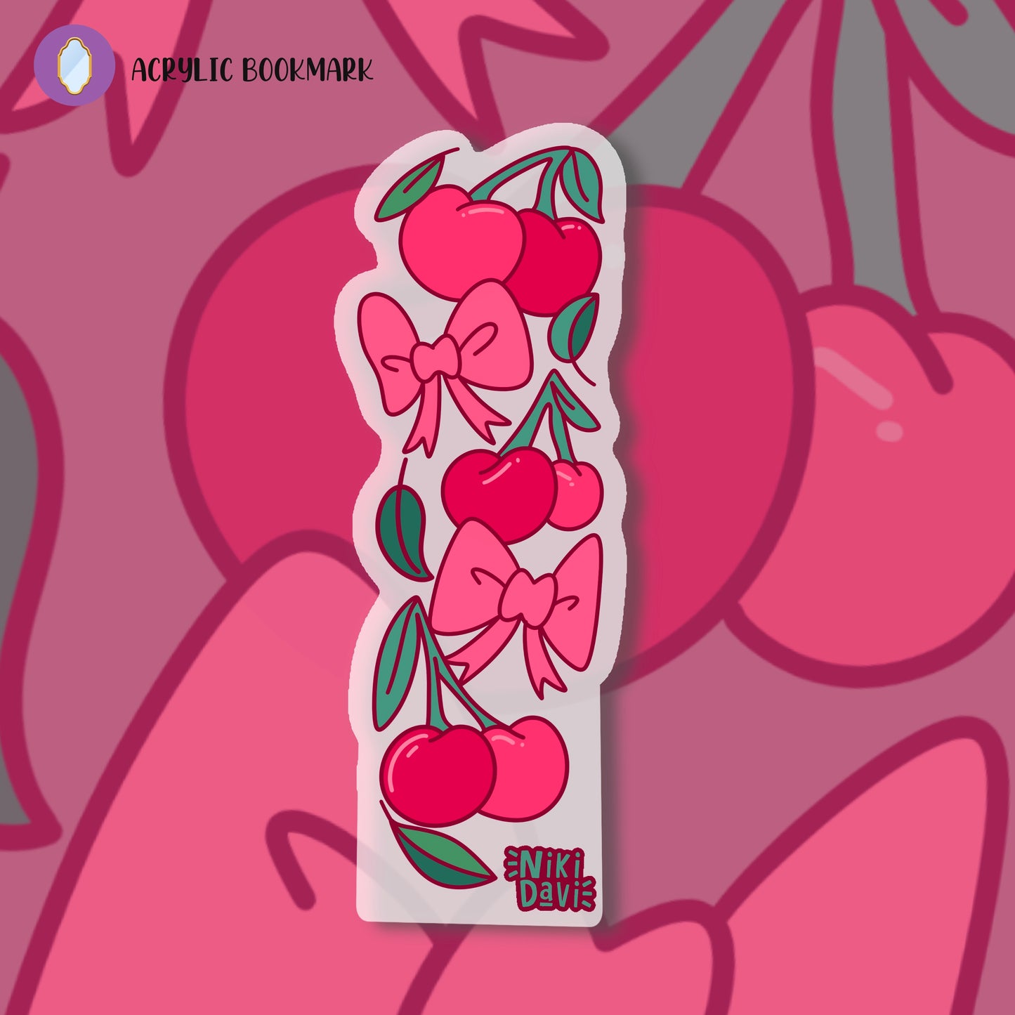 Cherry Bookmark