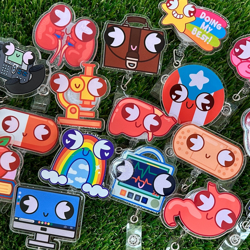Acrylic Badge Reels