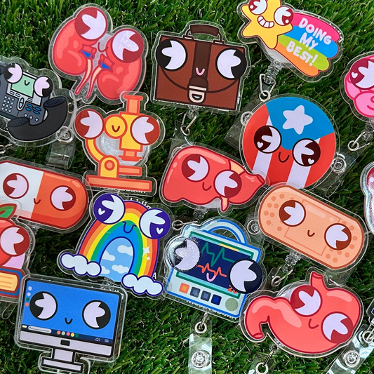 Acrylic Badge Reels