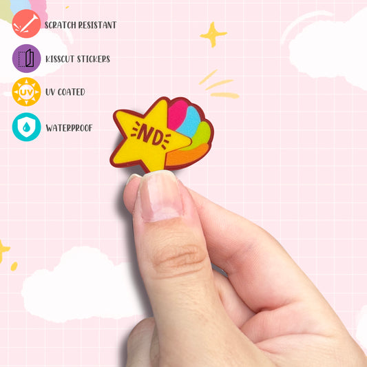 Doing my best Kis Cut Premium Sticker