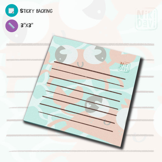 Derpy Crab sticky note