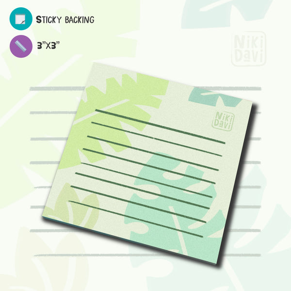 Leaf sticky note