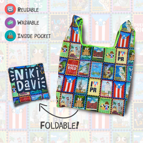 PR Stamp Reusable shopping bag