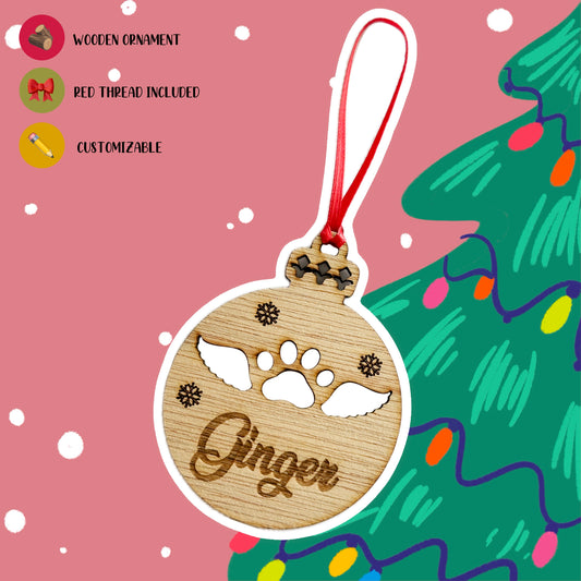 Adorno "In Memory of" para mascotas fallecidas