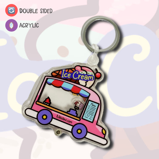 Ice Cream truck DIY Openable keychain