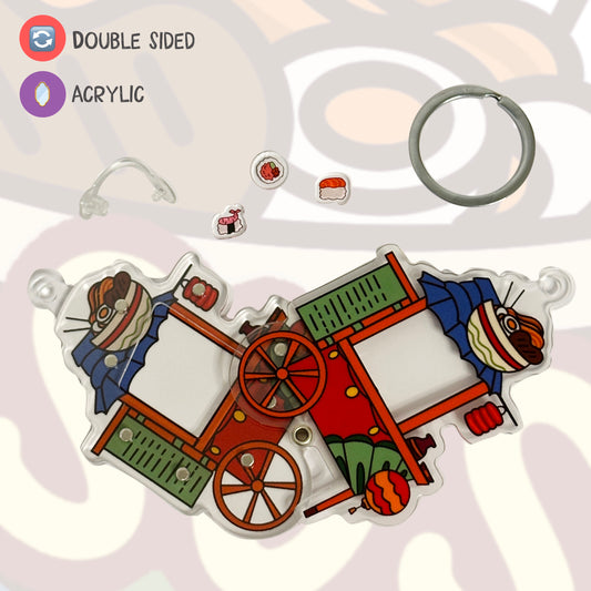 Sushi DIY Openable keychain