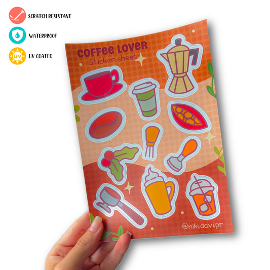 Coffee Lover Sticker Sheet