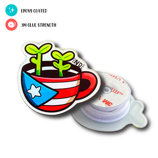 Taza Bandera Acrylic Pop Socket