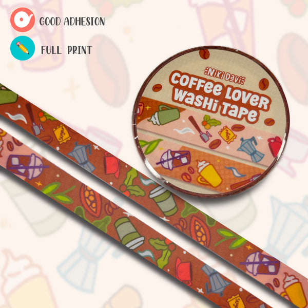 Coffee Lovers Washi Tape