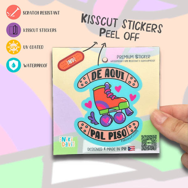 Pal Piso Kis Cut Premium Sticker