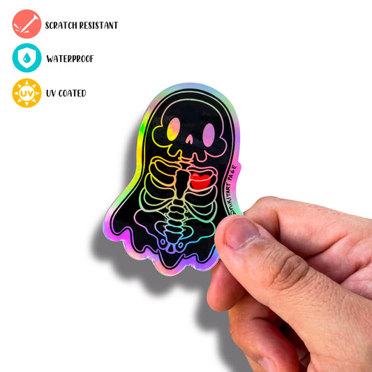 Holo Ghost Premium Sticker